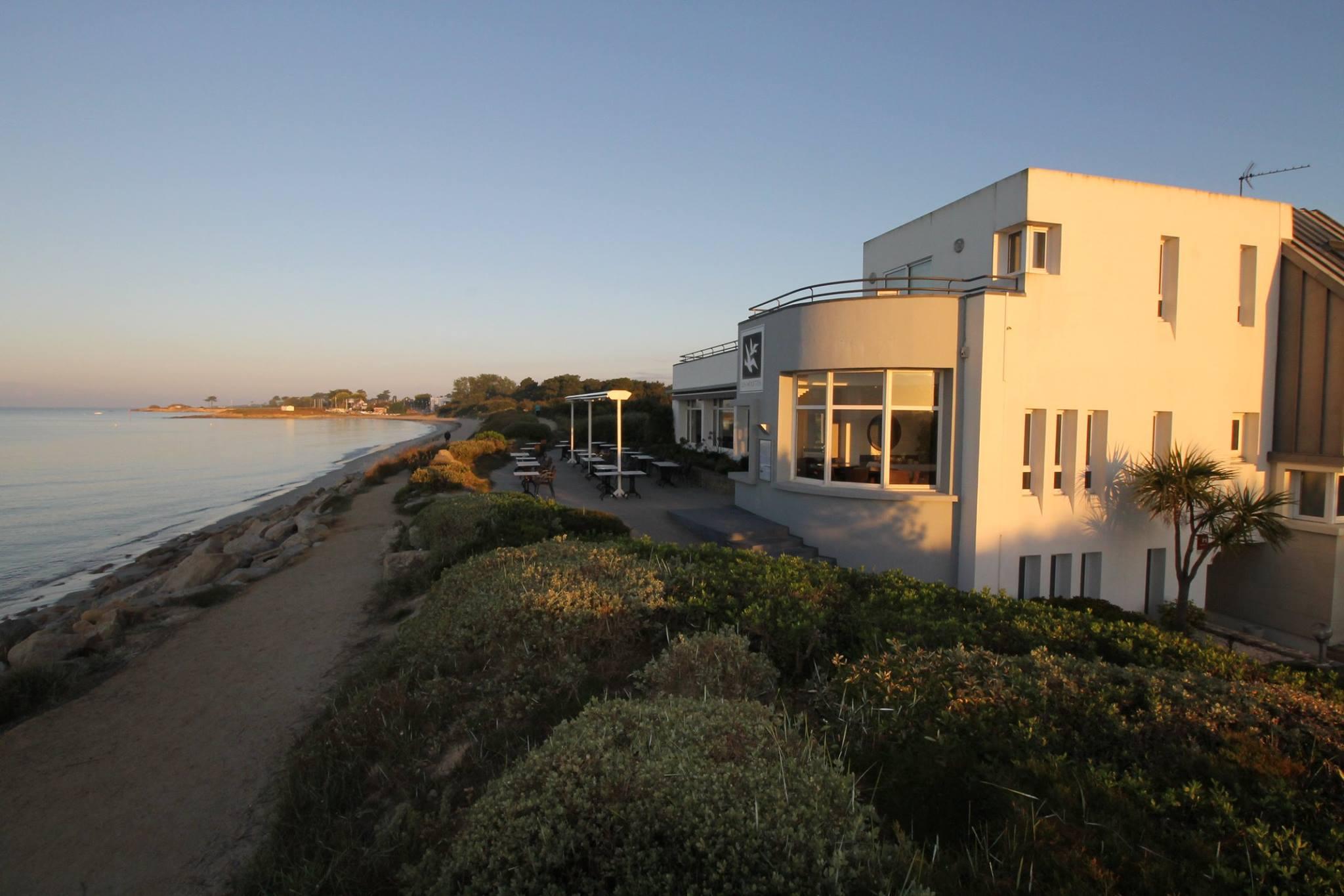 -- Hotel&Restaurant -- LES MOUETTES ----- Larmor Plage - Proche de LORIENT Exterior foto